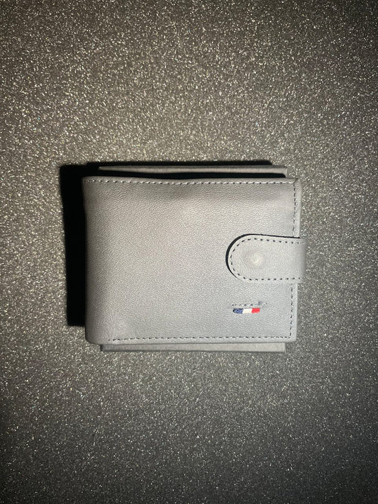 Wallet PU Leather Youth Thin Two-fold Horizontal Wallet Men